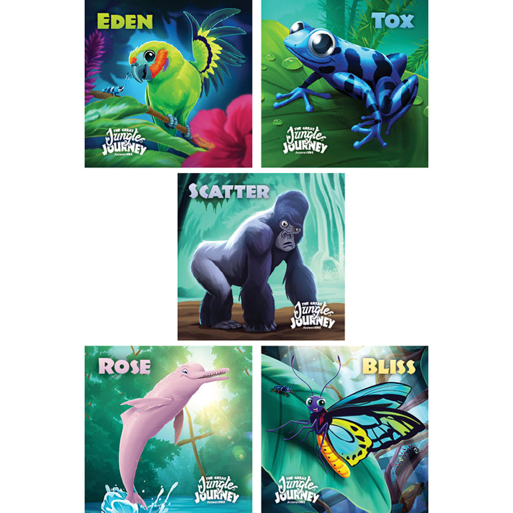 Notepads (Pack of 10) - Jungle Journey Answers VBS 2024