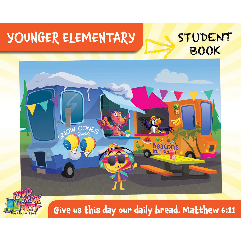 Younger Elementary Student Book - Grades 1-2 - Pack of 6 - Food Truck Party VBS 2022 by Cokesbury