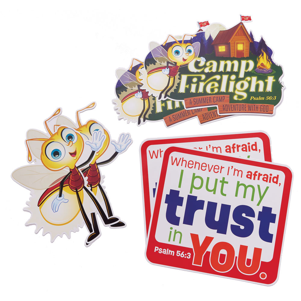 Decorating Pack Pack of 6 Camp Firelight VBS 2024 by Cokesbury