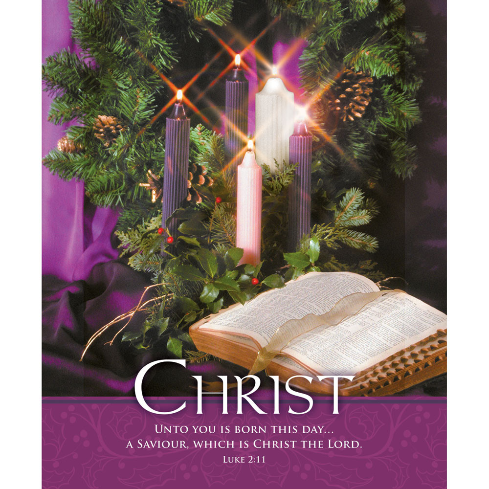 Church Bulletin 14" - Advent - Christ - H3732L (Pack of 100)
