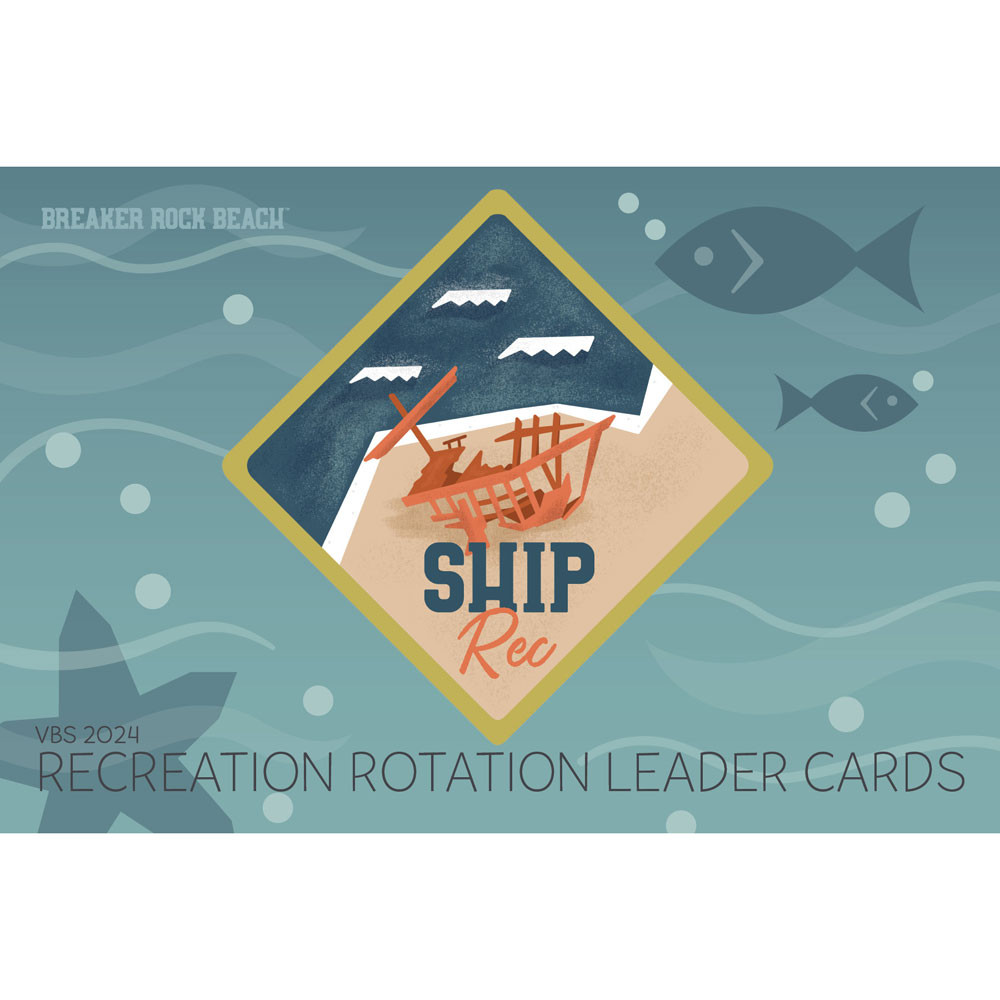 Recreation Rotation Leader Cards - Breaker Rock Lifeway VBS 2024
