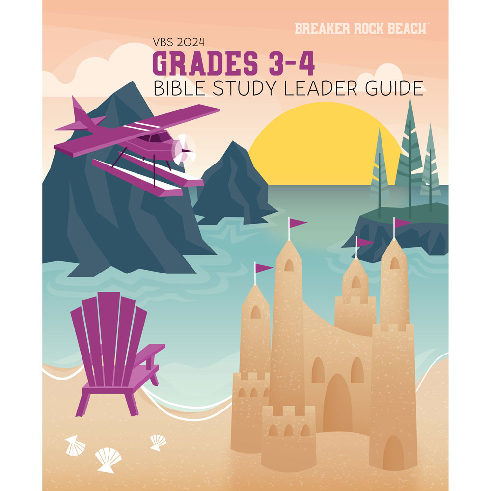 Grades 3-4 Bible Study Leader Guide - Breaker Rock Lifeway VBS 2024