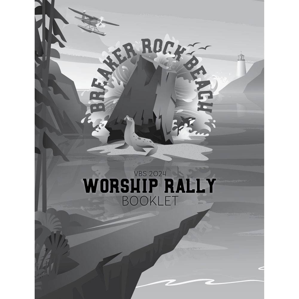 Worship Rally Booklet Pack of 25 - Breaker Rock Lifeway VBS 2024