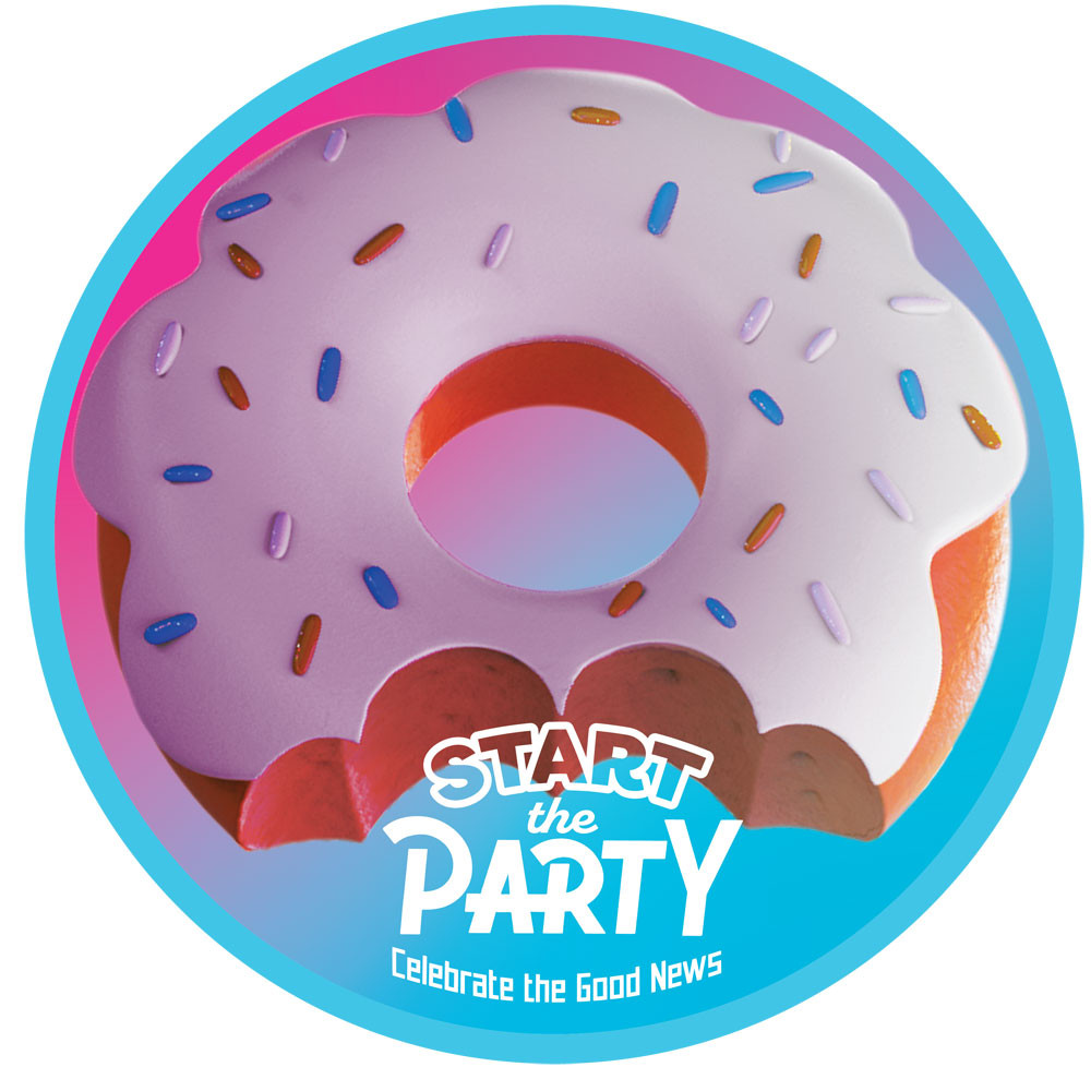 Cloth Frisbees - Start the Party VBS 2024 by Orange