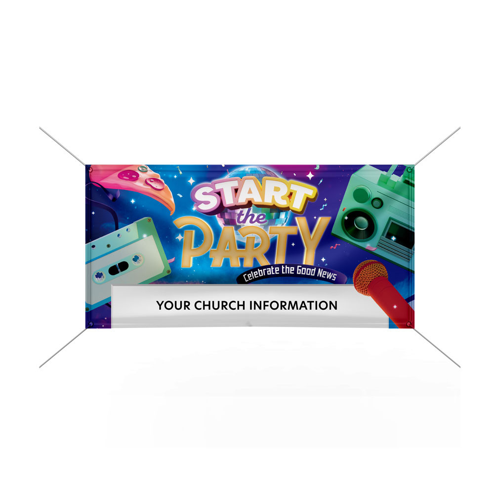 Outdoor Banner - Start the Party VBS 2024 by Orange