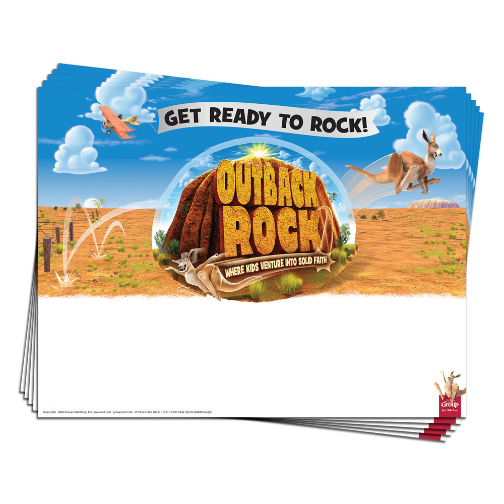 Publicity Posters (pack of 5) - Outback Rock VBS 2024 by Group