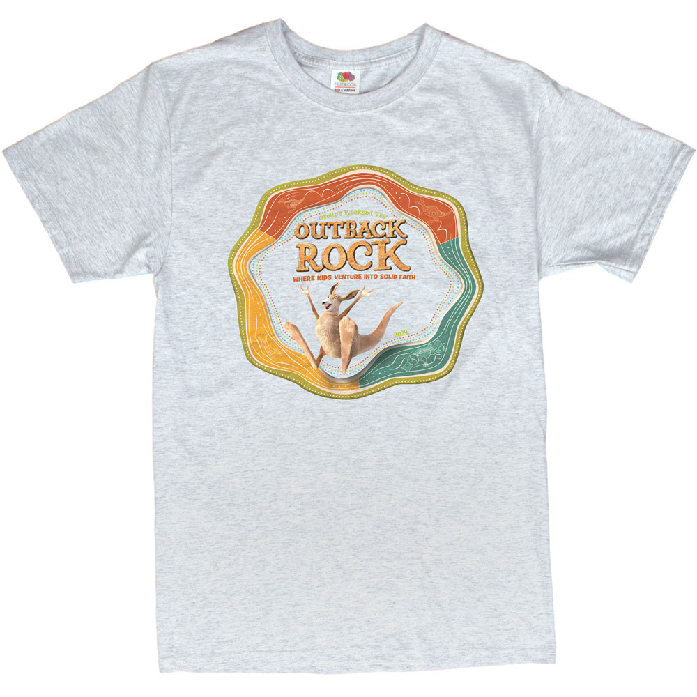 Theme T-shirt Child Medium - Outback Rock VBS 2024 by Group