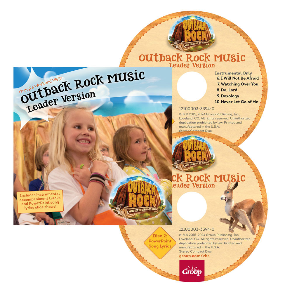 Music Leader Version 2-CD Set - Outback Rock VBS 2024 by Group