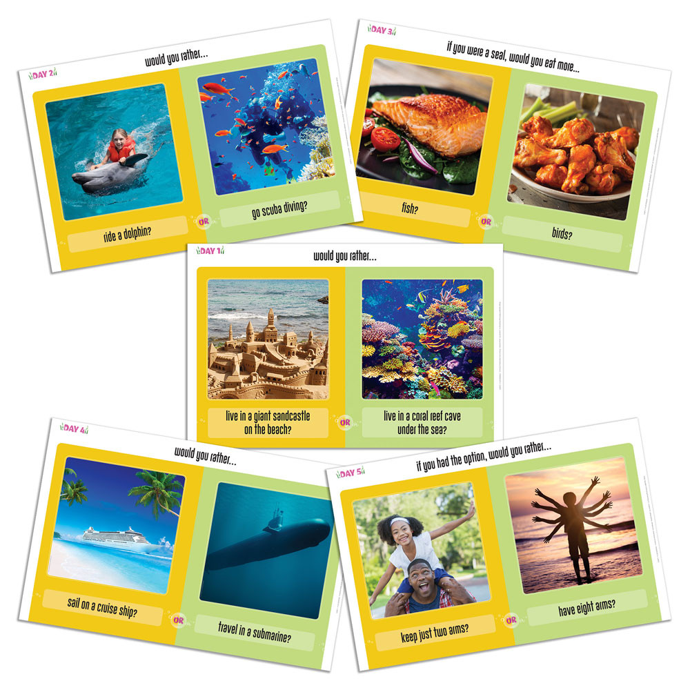 Talk-Starter Poster Pack (set of 5) - Scuba VBS 2024 by Group