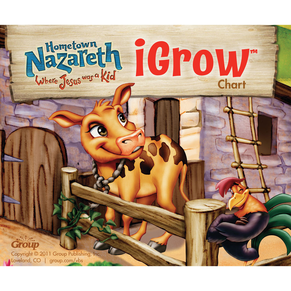 iGrow Chart (Student Book) - Hometown Nazareth VBS 2024 by Group