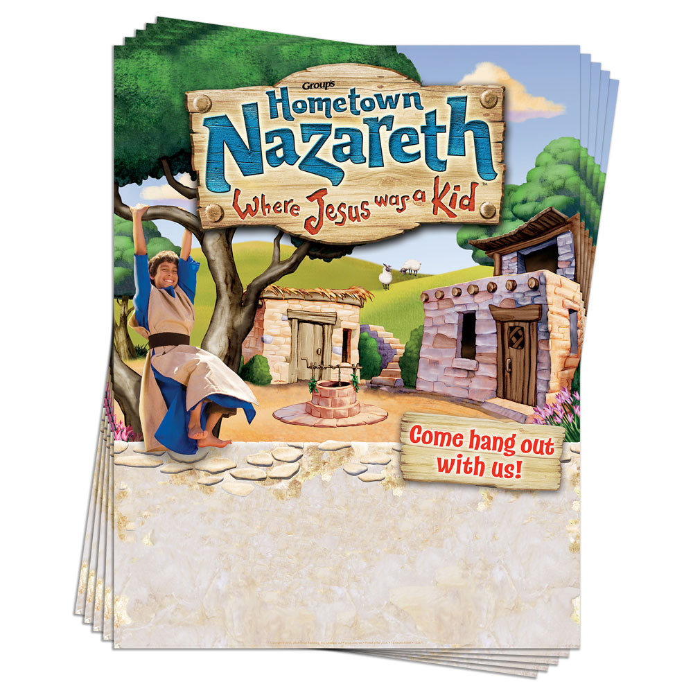 Publicity Posters (pack of 5) - Hometown Nazareth VBS 2024 by Group