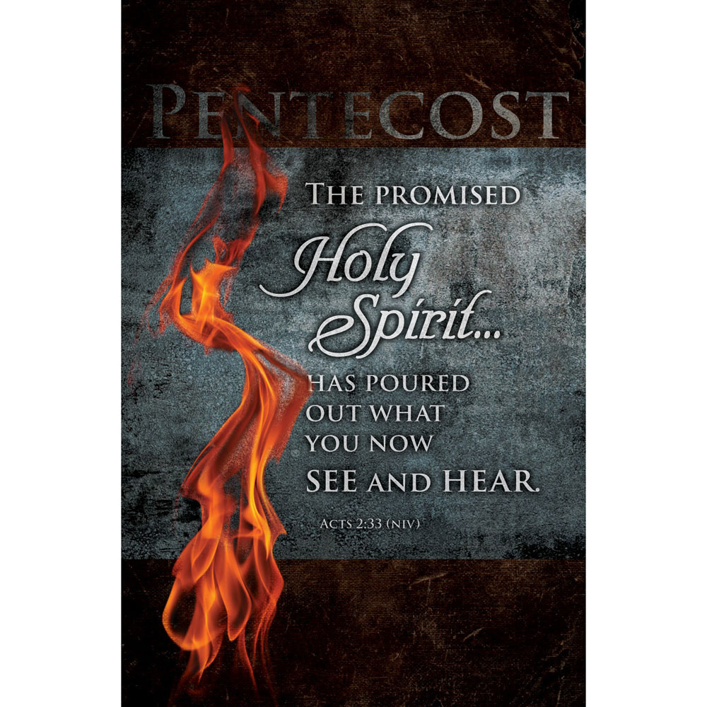 11" Bulletin - Pentecost - The promised Holy Spirit... - Acts 2:33 NIV - U4480