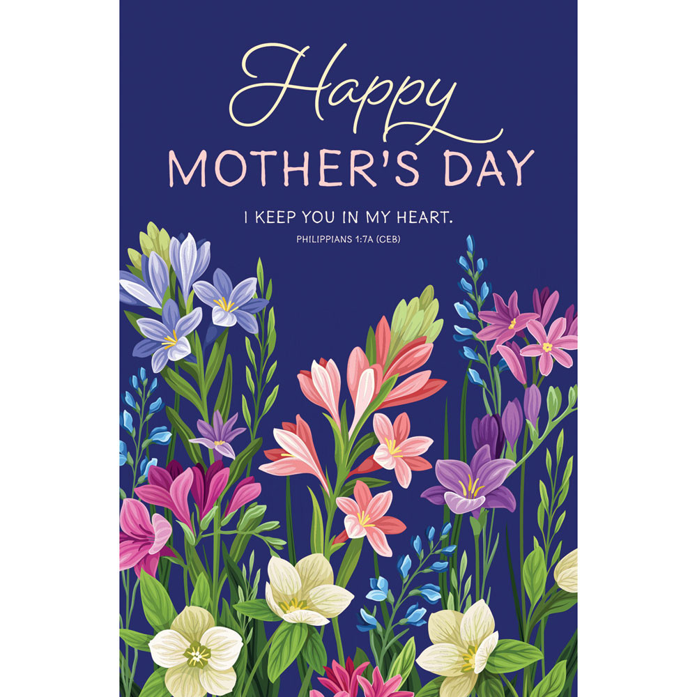 11" Bulletin - Mother's Day - Happy Mother's Day - Phil 1:7a - AP2207