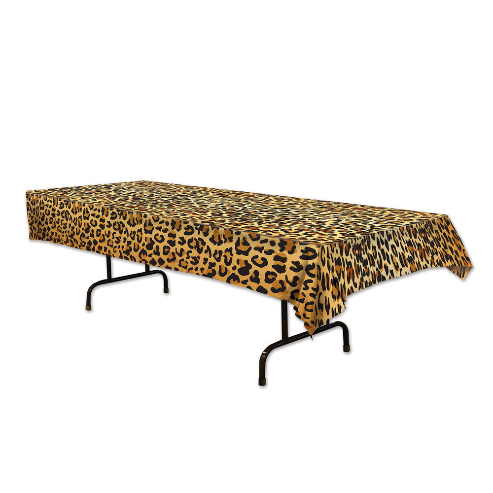 Leopard Plastic Table Cover - VBS