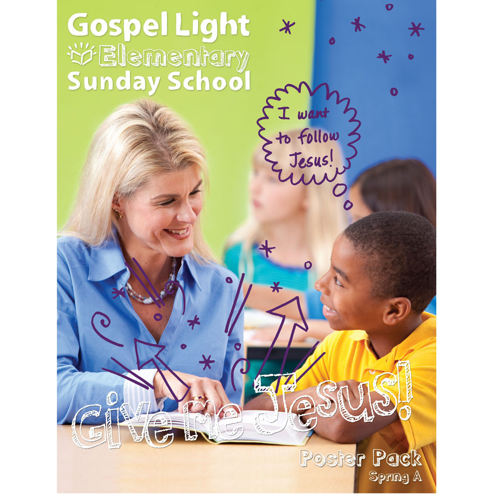 Elementary (Grades 1-4) Bible Teaching Poster Pack - Gospel Light - Spring 2024 Year A