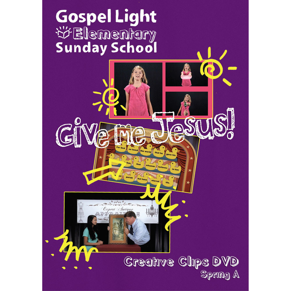 Elementary (Grades 1-4) Creative Clips DVD - Gospel Light - Spring 2024 Year A