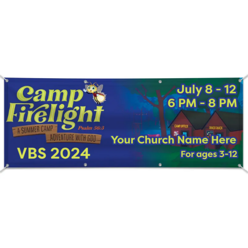 VBS Banner Easy Custom Outdoor Vinyl Banner Personalize in Real Time