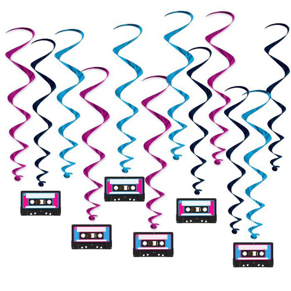 Cassette Tape Whirls - Start the Party VBS 