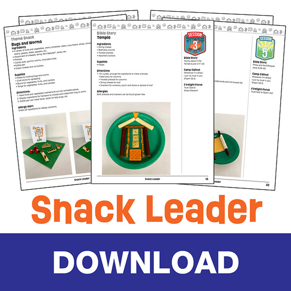 Snack Leader Download Camp Firelight VBS 2024 by Cokesbury