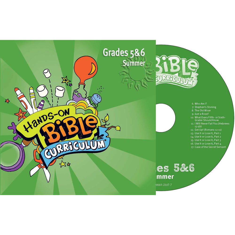 Summer 2024 Hands-On Bible Curriculum Grades 5&6 CD