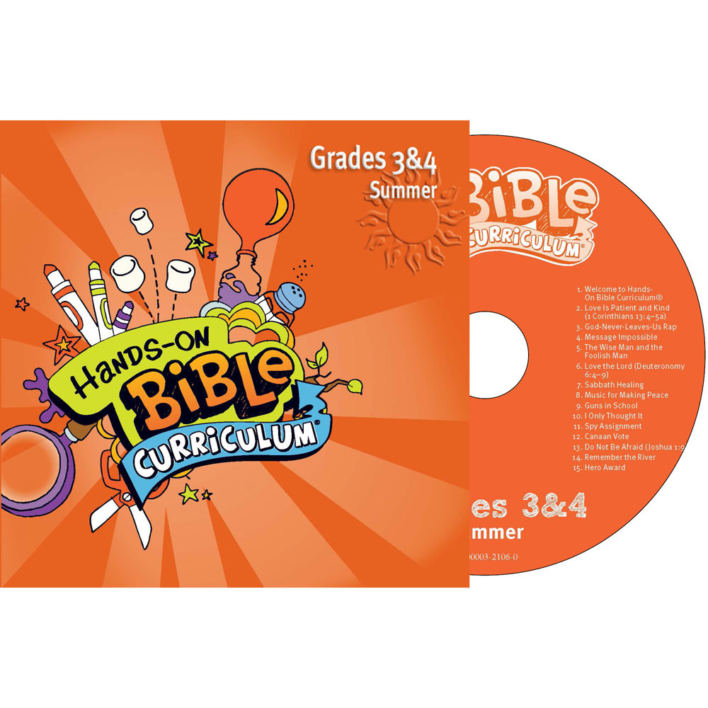 Summer 2024 Hands-On Bible Curriculum Grades 3&4 CD