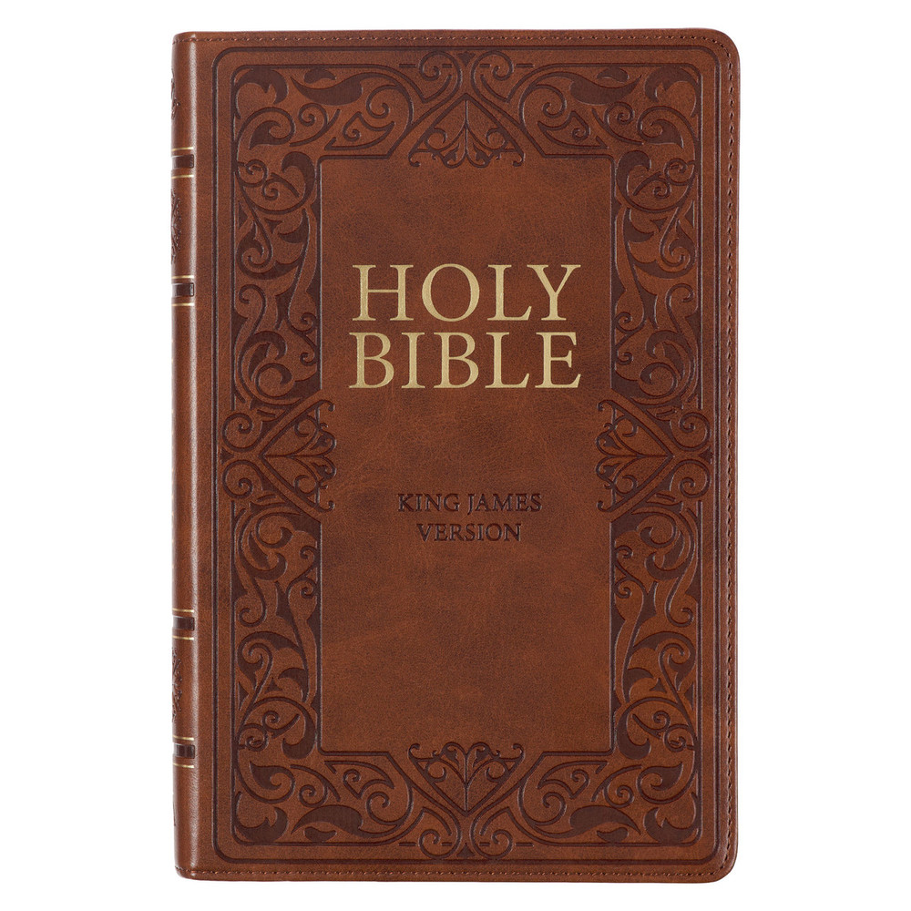 KJV Gift Edition Bible - Imitation Leather, Brown