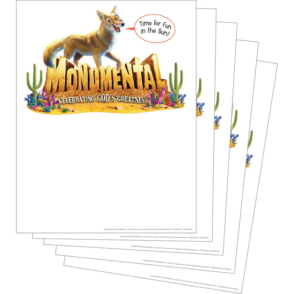 Publicity Posters - Pack of 5 - Monumental VBS 2022 by Group