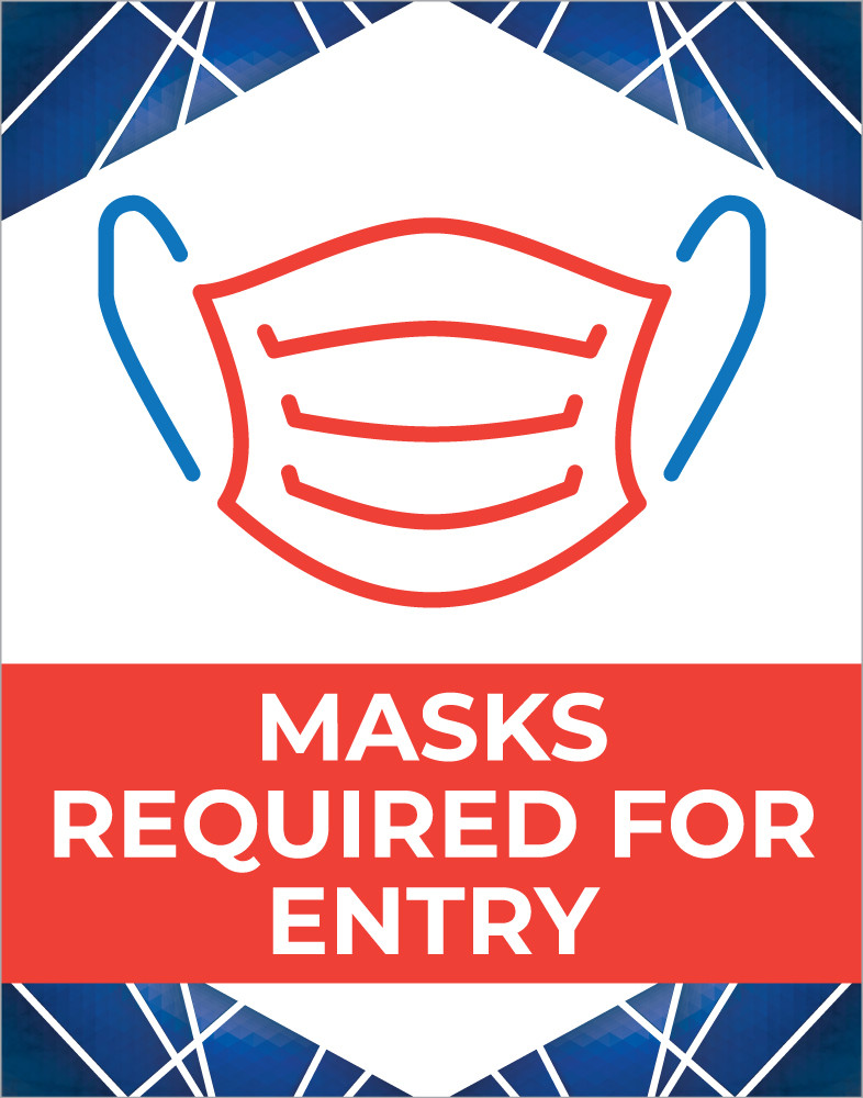 Poster Signs - Masks Required - 22" x 28"