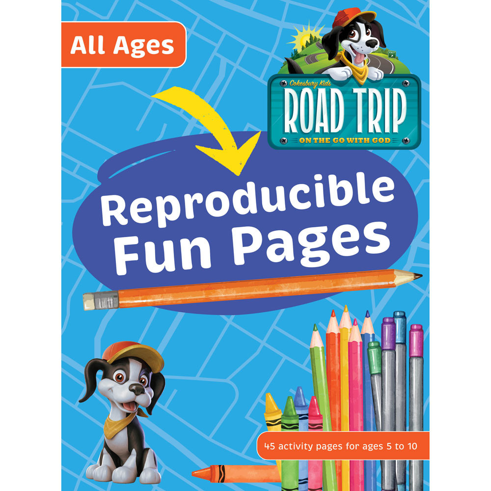 All Ages Reproducible Fun Pages - Road Trip VBS 2025 by Cokesbury