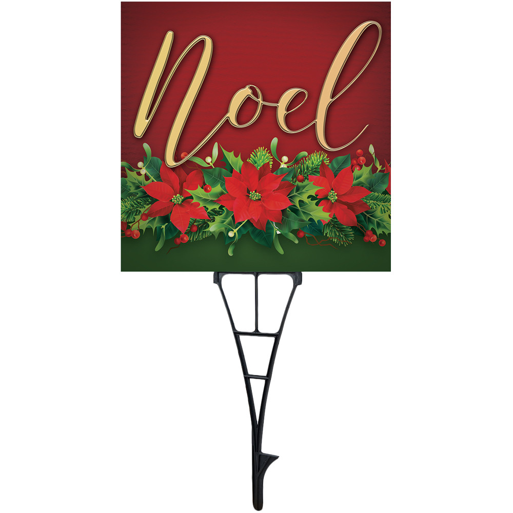 Yard Signs - Christmas - Noel - 24x24 Printed Size