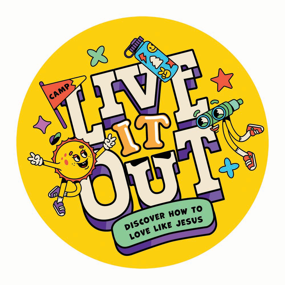 Giant Floor Clings - Pack of 4 - Live it Out VBS 2025 by Orange