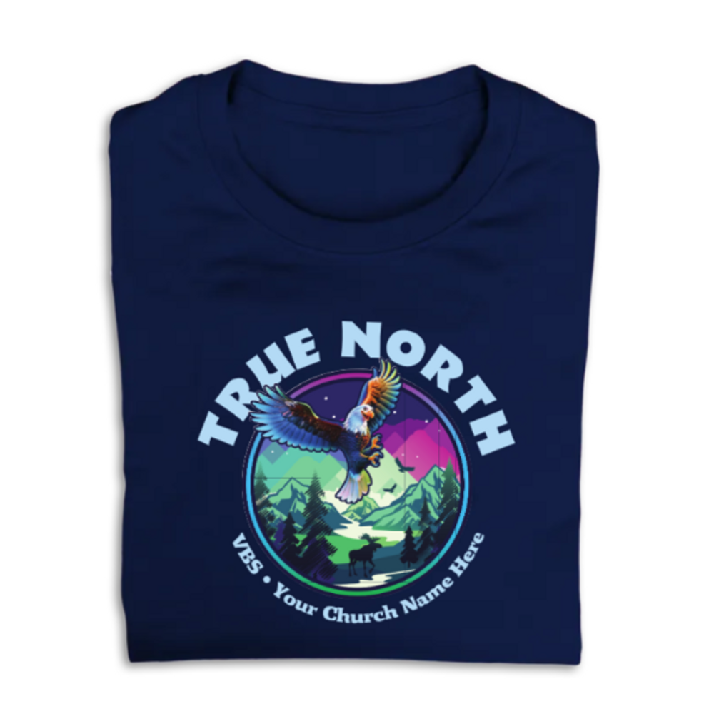 True North VBS Custom T-Shirt - Full Color Design with Eagle