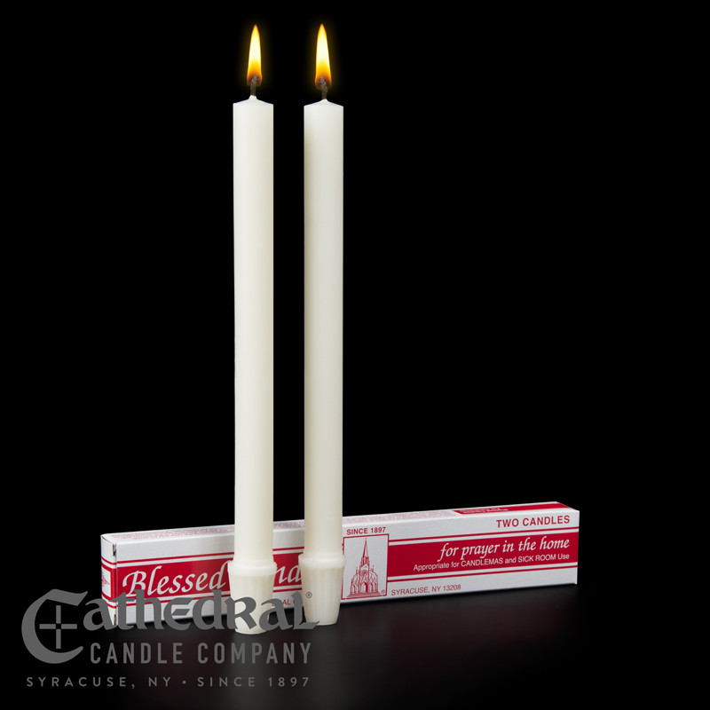 Candlemas Candles - 51% Beeswax - 10-1/4