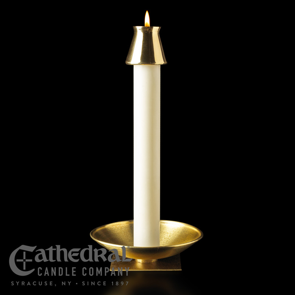 Low Standing Brass Candlestick (EACH PIECE (ALL PURPOSE END SOCKET))