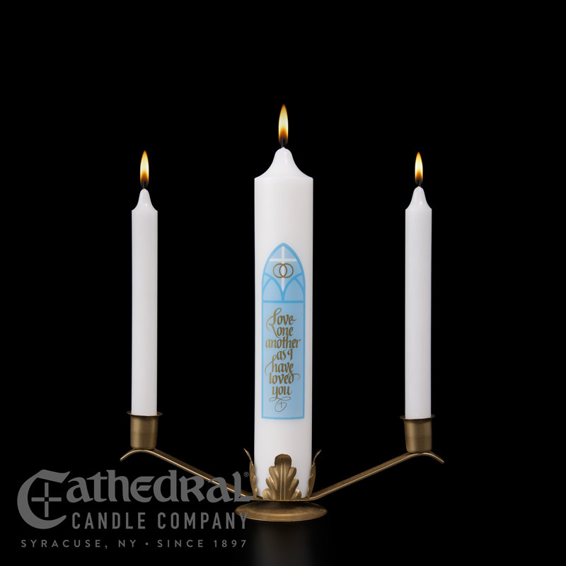 Abiding Love Wedding Candle Ensemble - Paraffin - 12