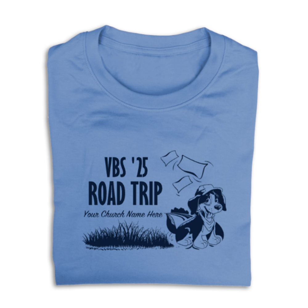 Easy Custom VBS T-Shirt - One Color Design - Road Trip VBS - VROA051