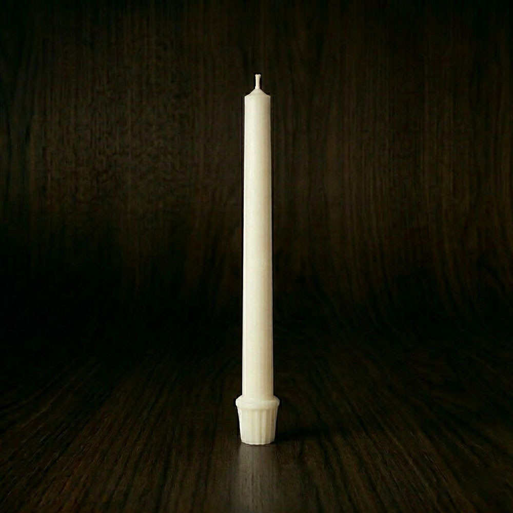 51% Beeswax Candle 7/8" x 8-1/2" Self Fit (36)
