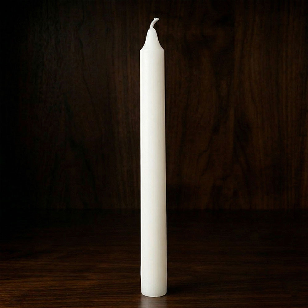 Stearic Candle 7/8" x 8-7/8" Plain End (36)
