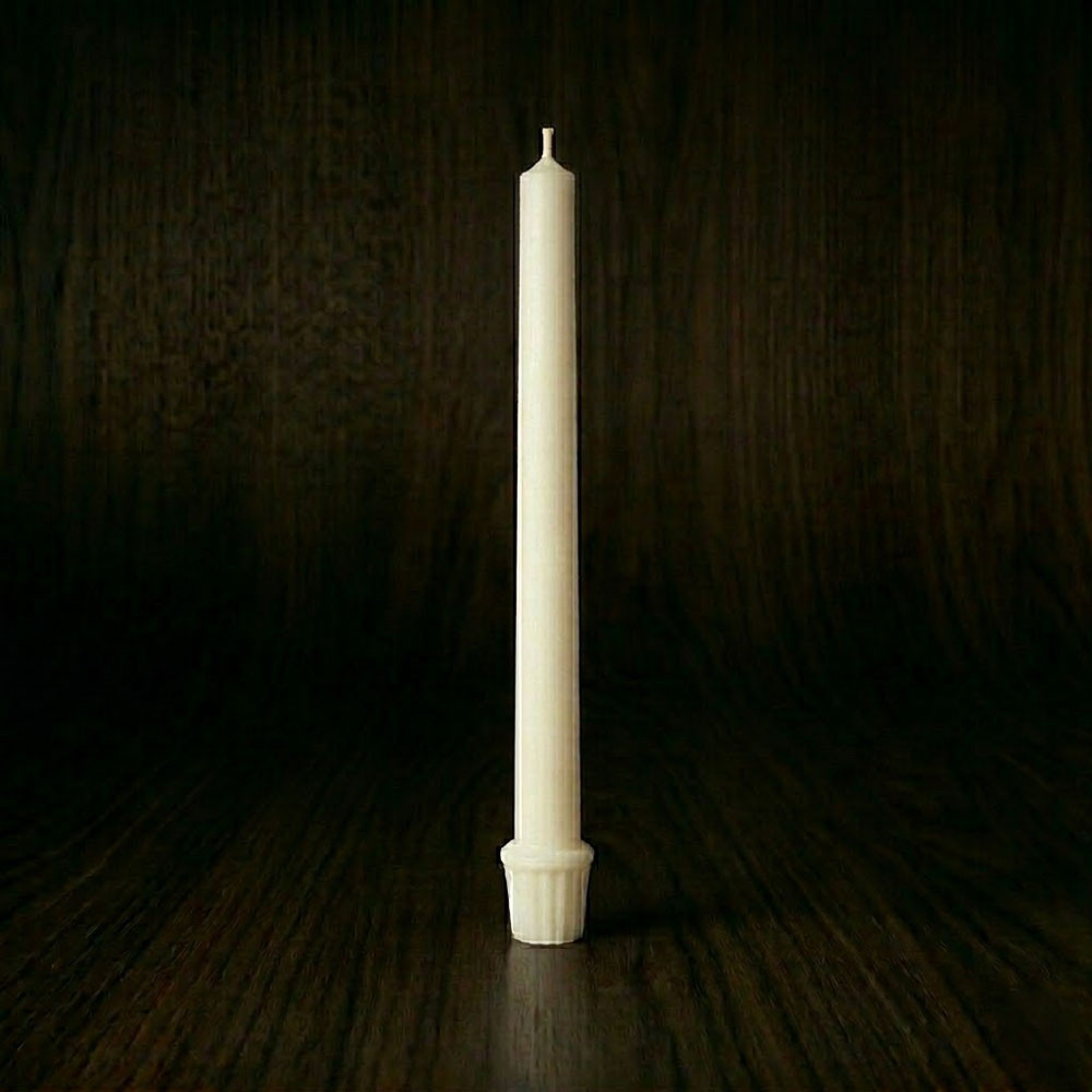 Stearic Candle 7/8" x 17-1/2" Self Fit (18)