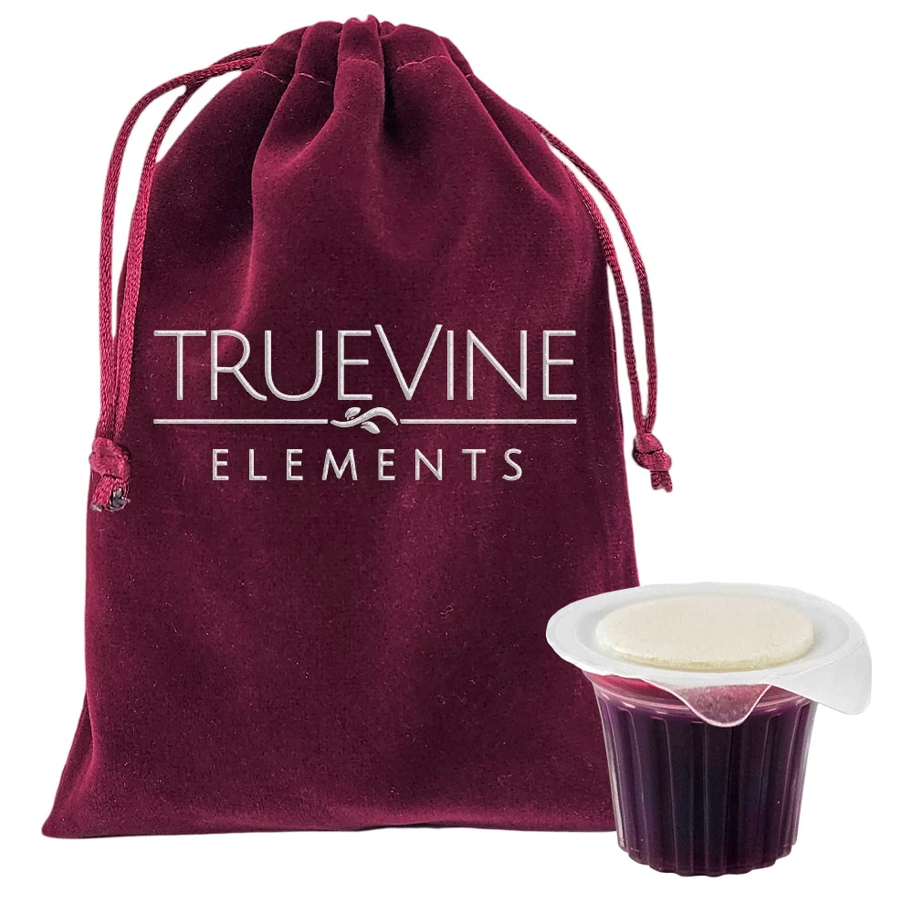 TrueVine Elements Cup - Prefilled Communion Cup Juice and Wafer Set (Box of 6)