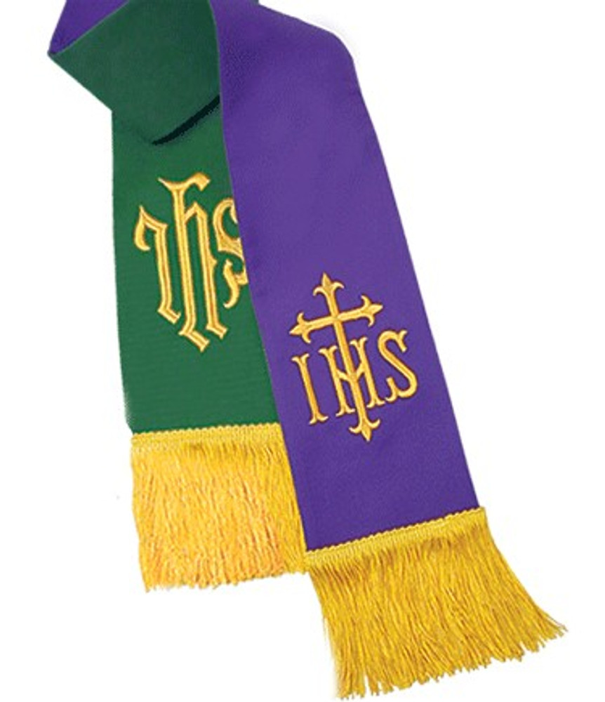 Clergy Stole (Pav) - Purple/Hunter/Symbol