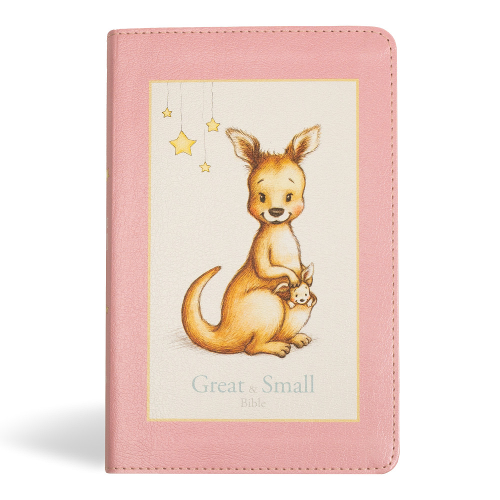KJV Great and Small Bible, Children (LeatherTouch, Pink) - Bulk Case of 28