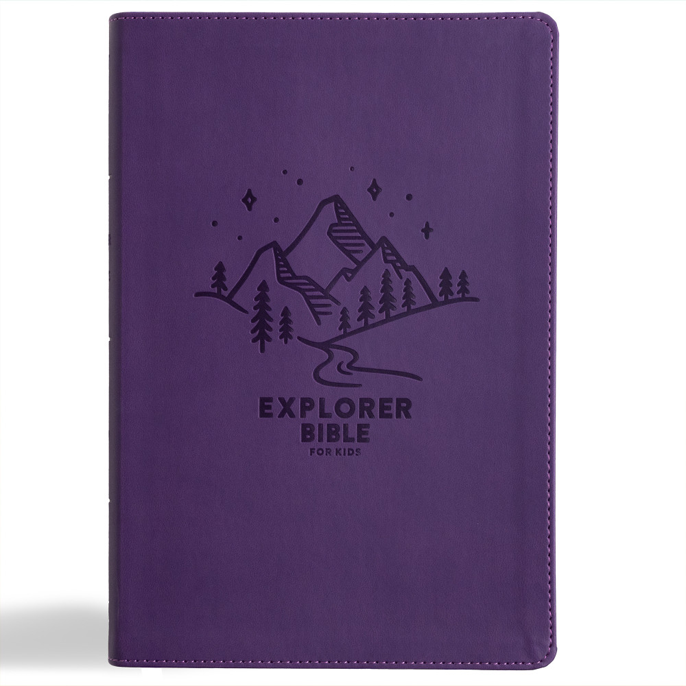 KJV Explorer Bible for Kids, Purple LeatherTouch