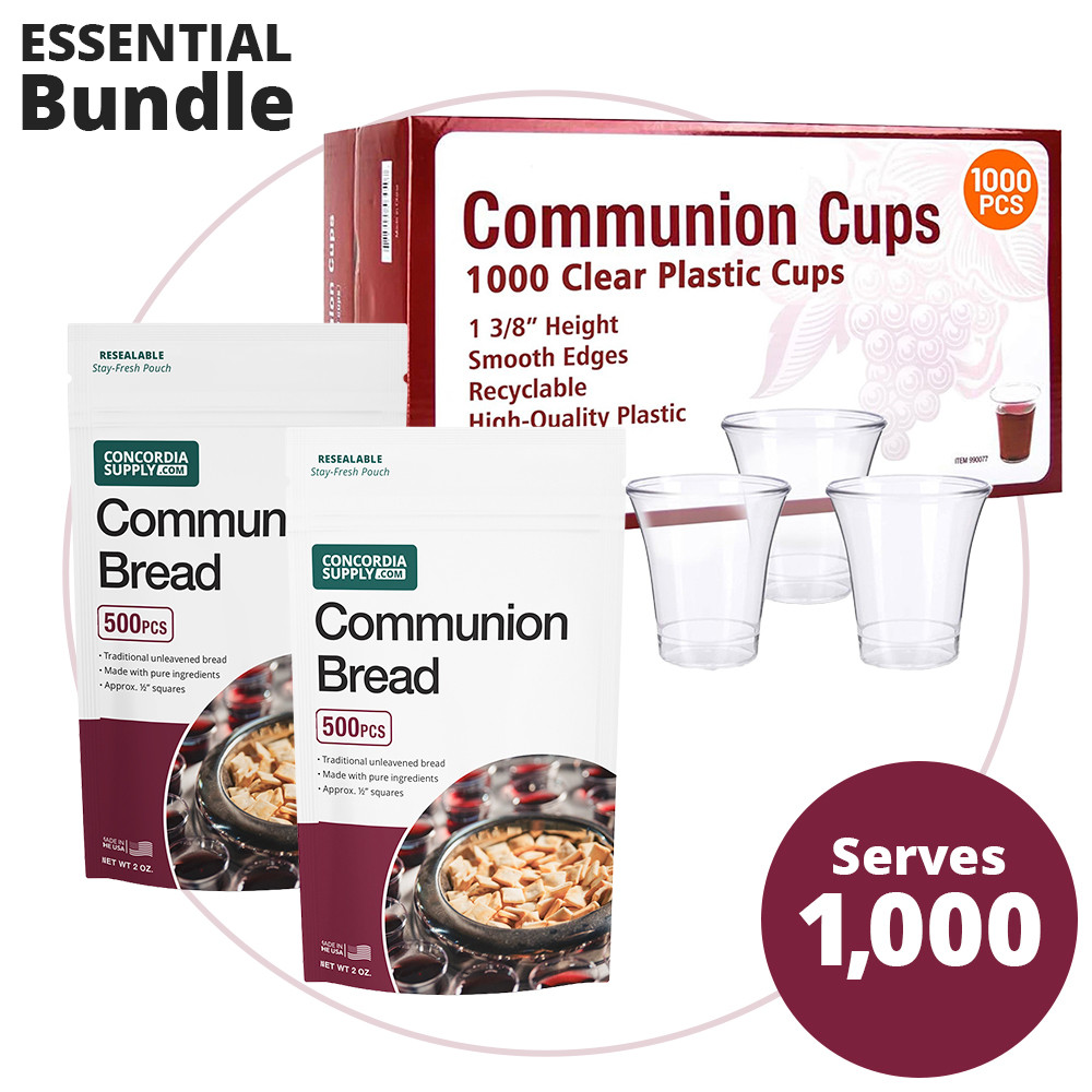 1000 Communion Cups & Bread Bundle