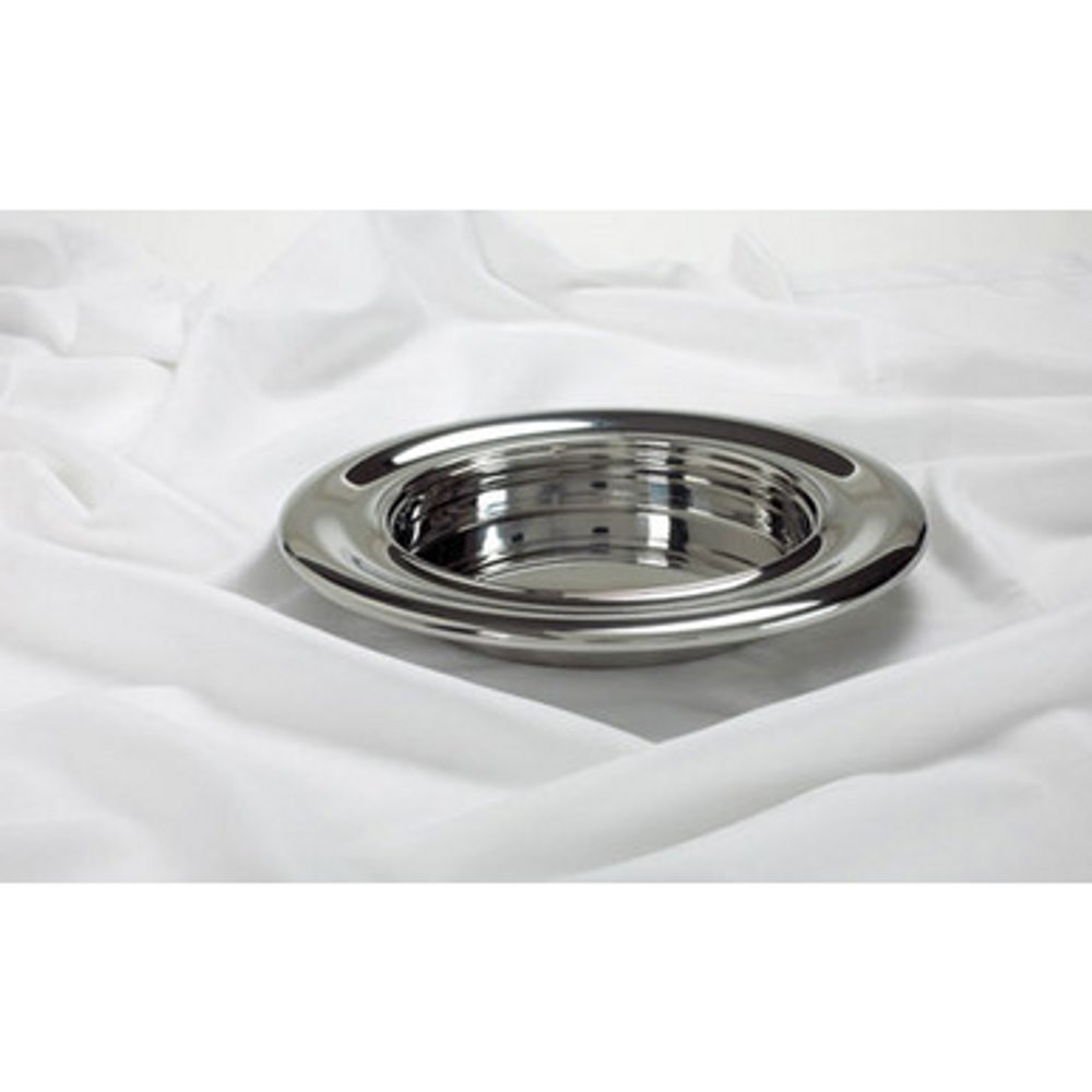 Stacking Bread Plate - Silver Stainless Steel