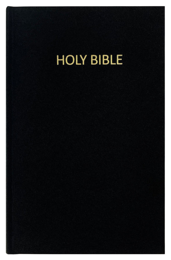 NASB 2020 Large Print Pew Bible, Black Cloth over Board - Bulk Case of 16