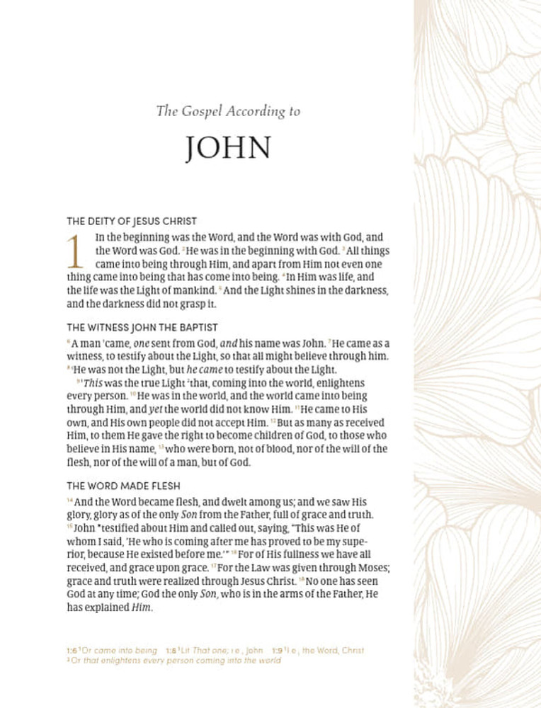 NASB 2020 The Beauty of Scripture Bible, Full-Color Hardcover NASB 2020 The Beauty of Scripture Bible, Full-Color Hardcover