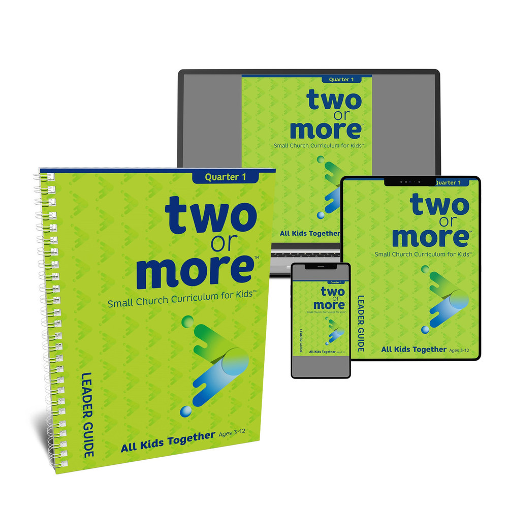 Two or More All Kids Together Leader Guide Print plus Digital - (Ages 3-12) - Quarter 1