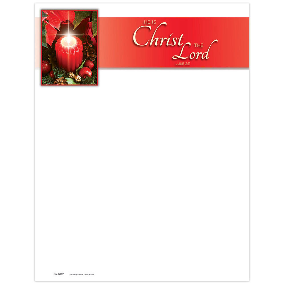 Letterhead - Christmas - Christ the Lord (Pack of 100)