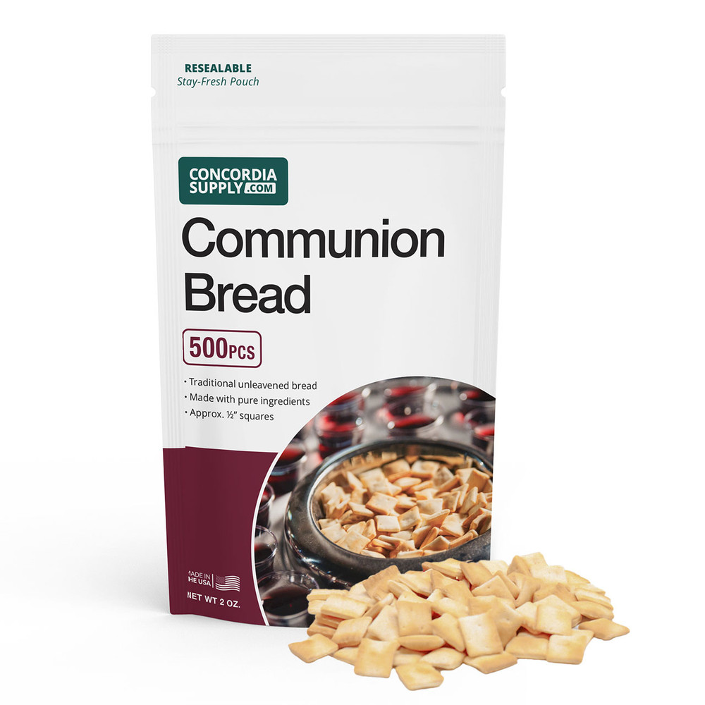 Unleavened Bread for Communion - 1/2" (500 Pieces) - Concordia Supply